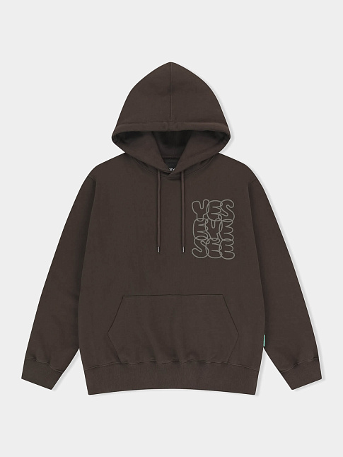 Худи C-LOGO (размер XL, цвет Темно-коричневый)