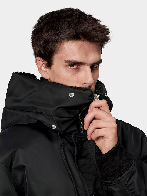 Бомбер HD OLTERA (размер XL, цвет Черный)