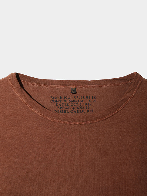 Лонгслив 9.5OZ 40S USMC (размер 54, цвет Коричневый)