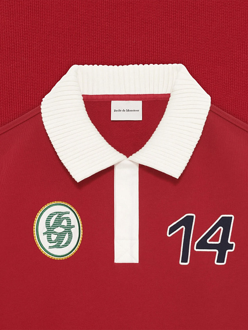 Лонгслив RACING (размер XXL, цвет Красный)