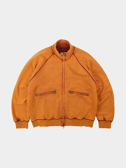 Свитшот VINTAGE DYEING FULL ZIP (размер M, цвет Оранжевый)