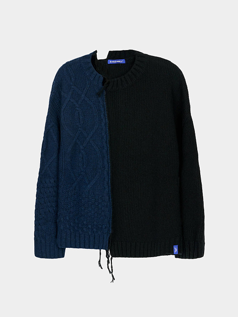 Свитер RUPTURED (размер L, цвет Черный-Синий)