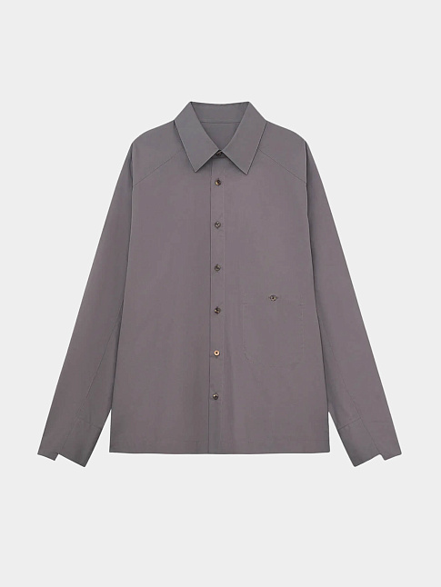 Рубашка RAGLAN OVERSHIRT (размер M, цвет Темно-серый)