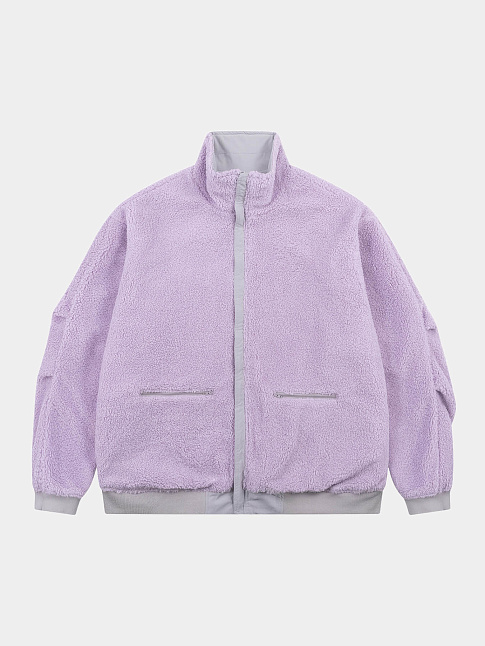 Куртка RIDE PUFF (размер L, цвет Серый-Фиолетовый)