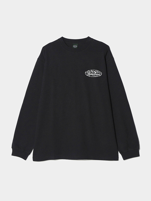 Лонгслив HEMP LEOPARD LOGO (размер XL, цвет Черный)