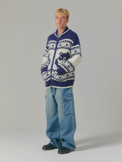 Джинсы LOOSE FIT DENIM CARGO (размер M, цвет Голубой)