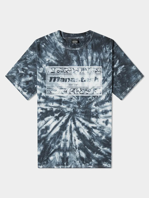 Футболка TIE DYE LEAF LOGO (размер S, цвет BLACK)