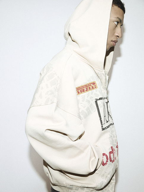 Худи ZIP PARRAIN DE SOUVENIRS (размер L, цвет Бежевый)