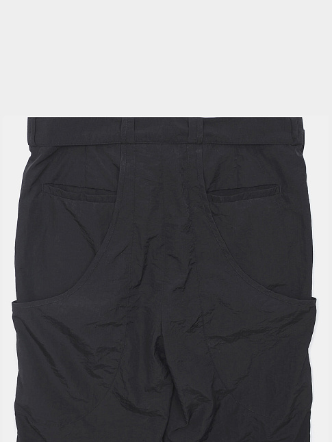 Брюки OVER POCKET WIDE LEG (размер S, цвет Black)