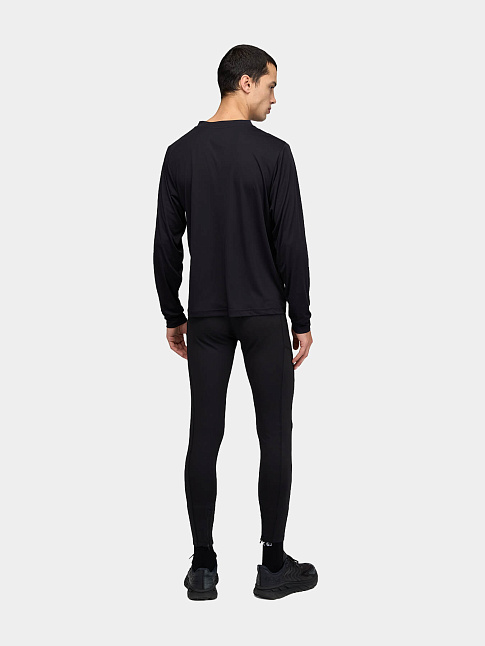 Лонгслив LINE LOGO (размер XXL, цвет Черный)