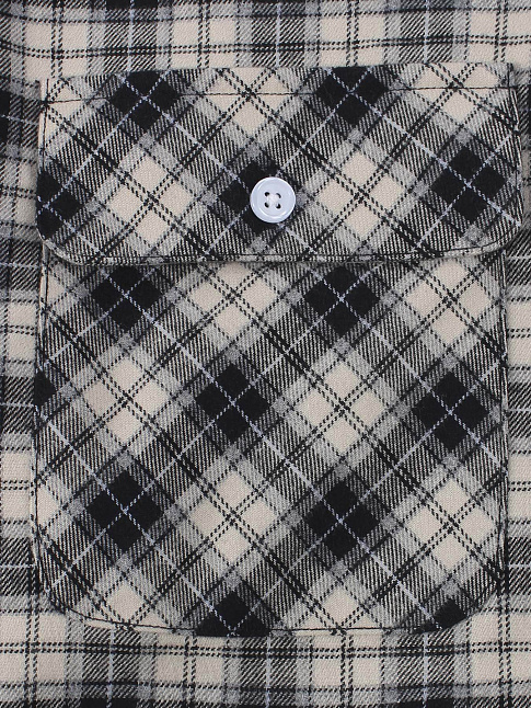 Рубашка RAW PATCH (размер S, цвет Черный-Белый)