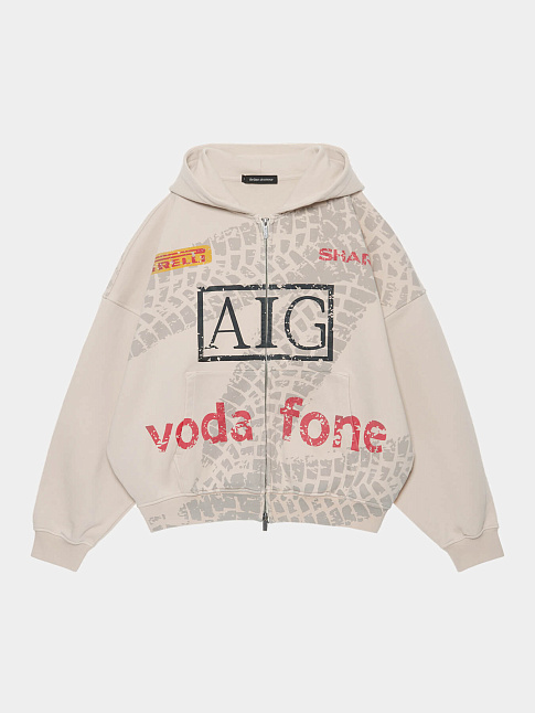 Худи ZIP PARRAIN DE SOUVENIRS (размер L, цвет Бежевый)