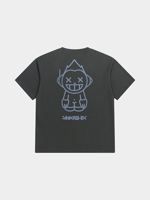 Футболка MONKEY (размер S, цвет Темно-серый)