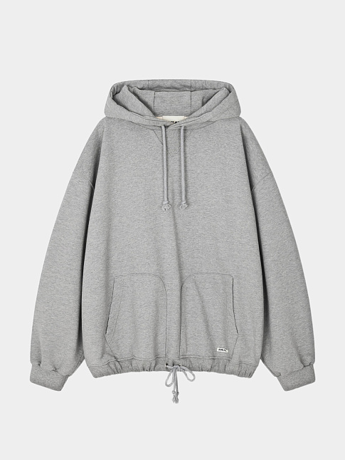 Худи DOUBLE VALLEY TUCK (размер M, цвет Серый)