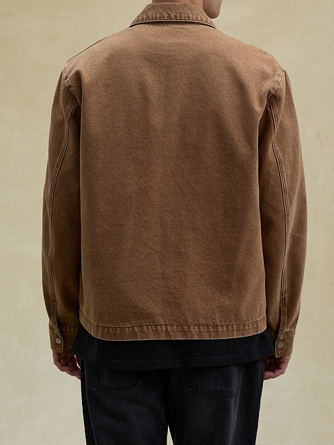 Куртка джинсовая VINTAGE MUD (размер XL, цвет Оранжевый)