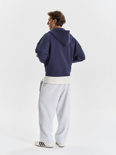 Худи ZIP LOGO DE BASE 01 (размер XL, цвет Синий)