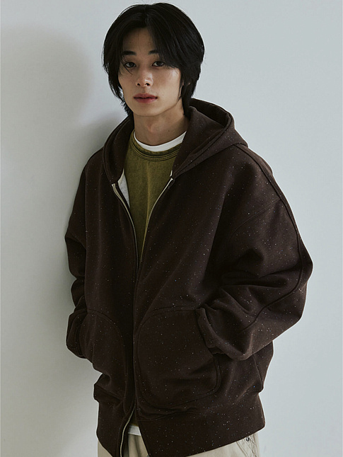 Худи OG BOCACI HEAVYWEIGHT ZIPUP PARKA (размер L, цвет Темно-коричневый)