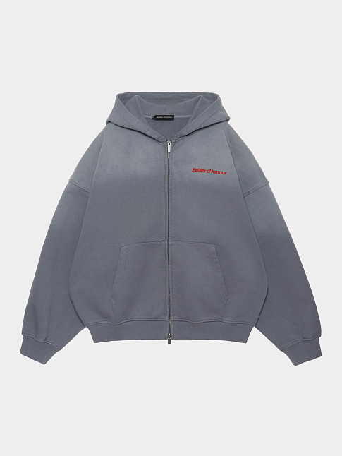 Худи ZIP INVESTIGATION (размер L, цвет Серый)