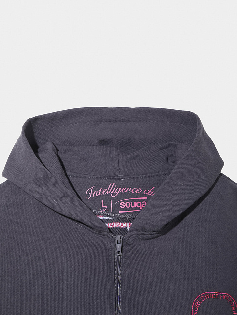 Худи WORLDWIDE FRIENDSHIP ZIP (размер XL, цвет Серый)