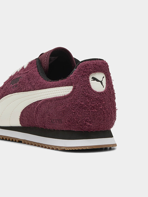 Кроссовки ROMA ANNIVERSARIO SUEDE (размер 44 1/2, цвет Бордовый-Белый)