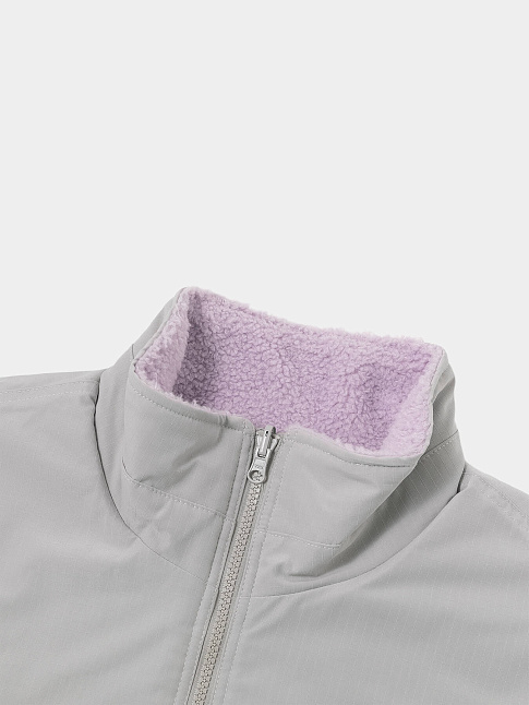 Куртка RIDE PUFF (размер L, цвет Серый-Фиолетовый)