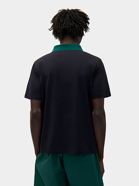 Футболка LOGO COLLAR (размер M, цвет Черный)
