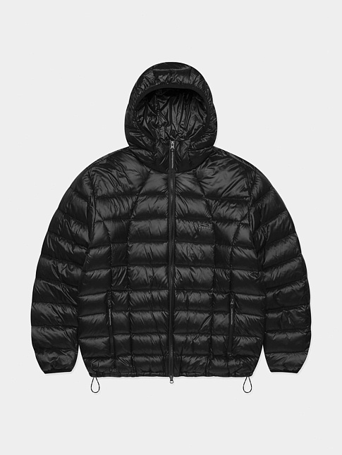 Пуховик OVAL GLOBE LIGHT WEIGHT HOODED DOWN (размер L, цвет Черный)