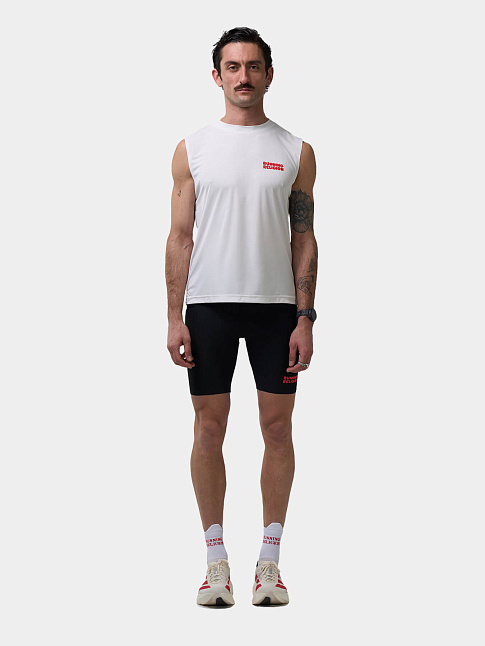 Майка MELTED BUBBLE LOGO MUSCLE (размер XL, цвет Белый)