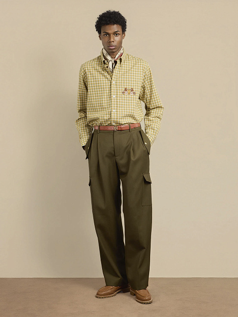 Рубашка EMBLEME CHEVAL (размер XL, цвет Зеленый)