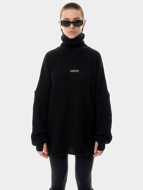 Свитер CHAINMAIL TURTLENECK (размер S, цвет Черный)