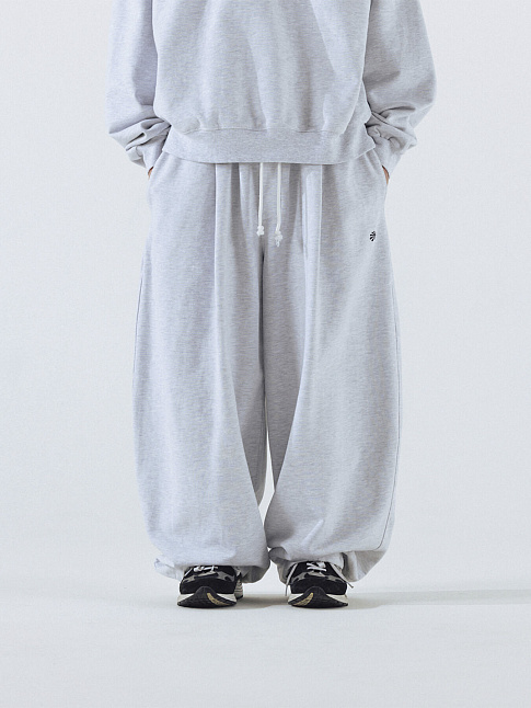 Брюки STEADY SWEAT BALLOON (размер M, цвет Светло-серый)