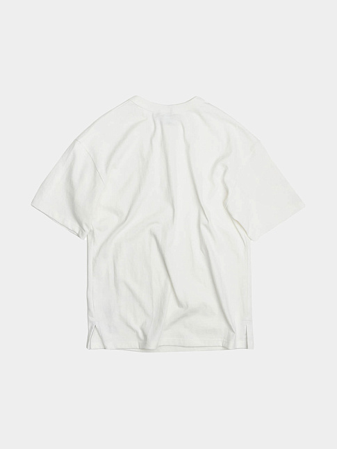 Футболка HENLEY NECK HALF (размер L, цвет Белый)