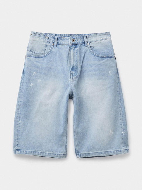 Шорты PAINTED WASHED BERMUDA (размер M, цвет Голубой)