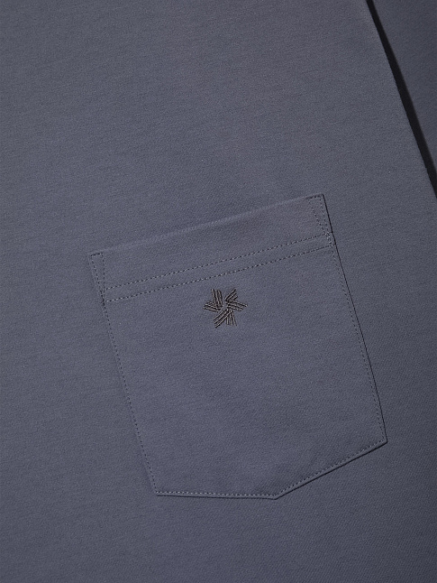 Лонгслив OVERSIZED POCKET (размер M, цвет Темно-серый)