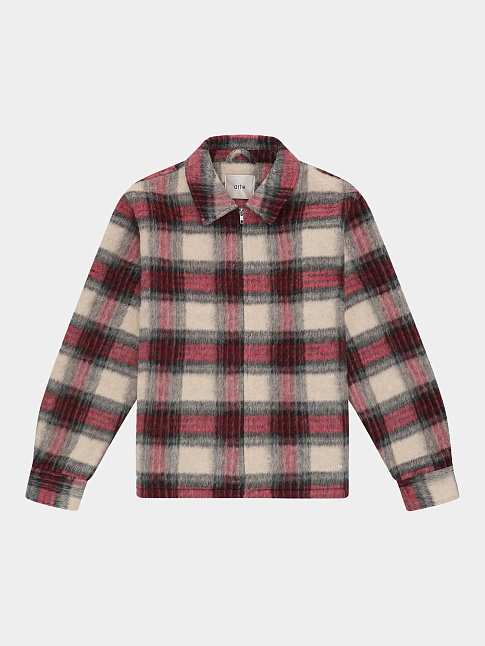 Рубашка PLAID ZIPPER (размер M, цвет Разноцветный)