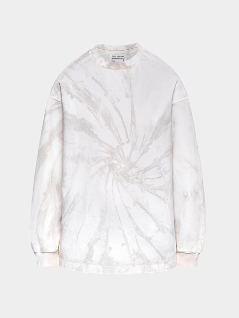 Лонгслив ESSENTIAL TIE-DYE (размер XL, цвет Серый)