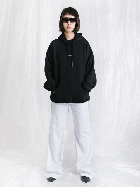 Худи BINARY (размер XS, цвет Черный)