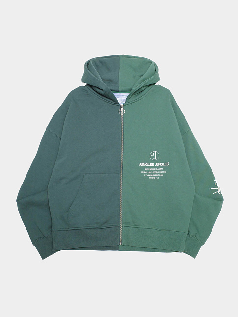 Худи APPOINTMENT ONLY ZIP UP SPLIT (размер L, цвет Зеленый)
