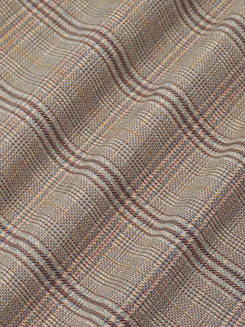 Брюки LARGE A CARREAUX (размер XXL, цвет Бежевый)