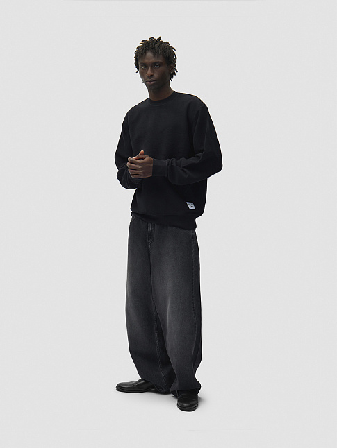 Джинсы FADE WASH BAGGY (размер L, цвет Черный)