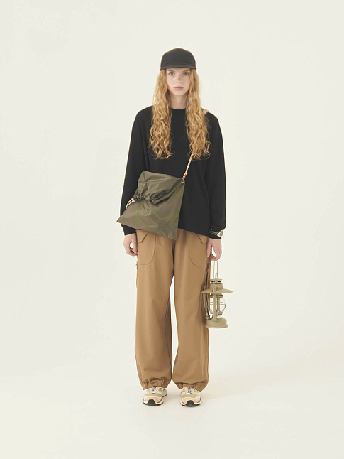 Лонгслив ESSENTIAL PEACHSKIN (размер S, цвет Черный)