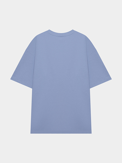 Футболка LOGO DE BASE 02 (размер XL, цвет Синий)