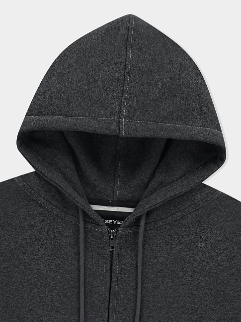 Худи Y.E.S STITCH POCKET ZIP UP (размер L, цвет Темно-серый)
