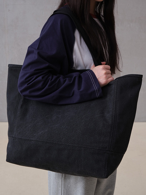 Сумка SHOPPER CANVAS LINE LITE (размер one size, цвет Темно-серый)