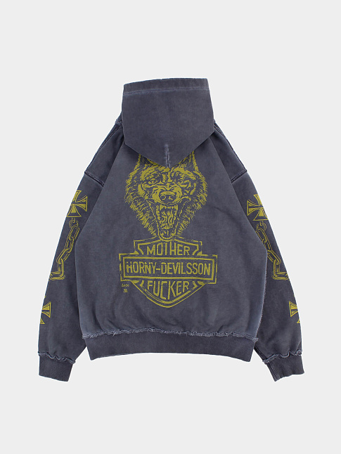 Худи NIGHT RIDE (размер S, цвет Фиолетовый)