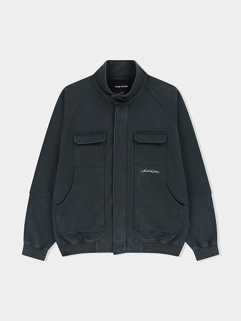 Куртка Y.E.S ZIP SWEAT (размер XL, цвет Темно-серый)