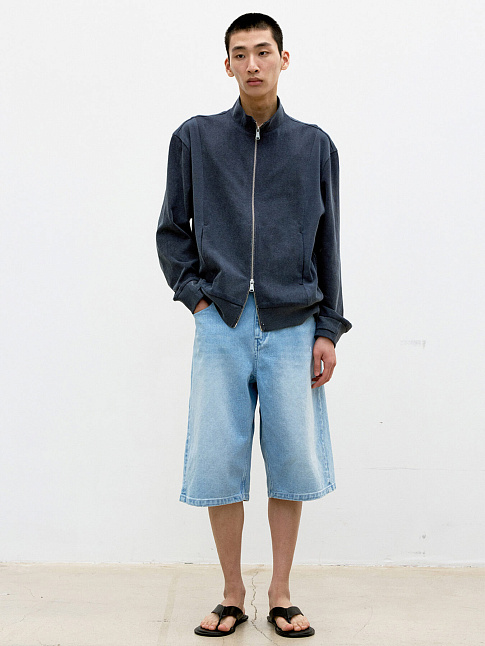 Шорты PAINTED WASHED BERMUDA (размер M, цвет Голубой)
