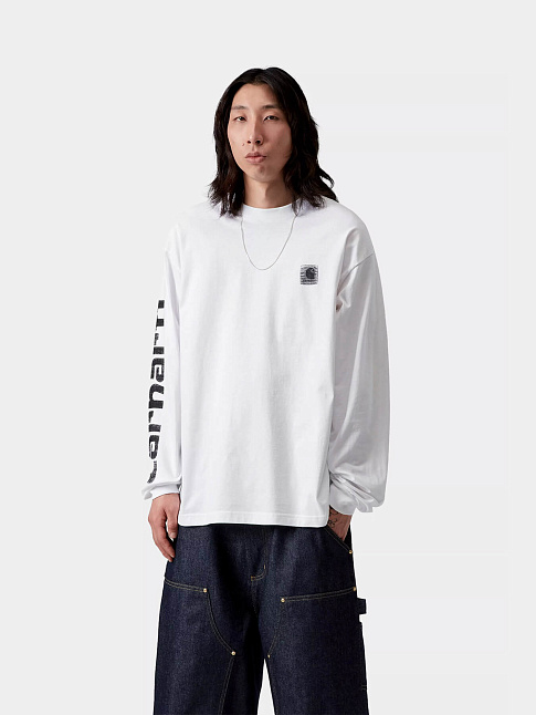 Лонгслив ARCHIVE SCRIPT (размер L, цвет Белый)