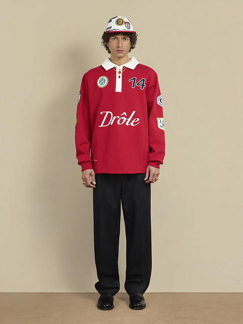 Лонгслив RACING (размер M, цвет Красный)