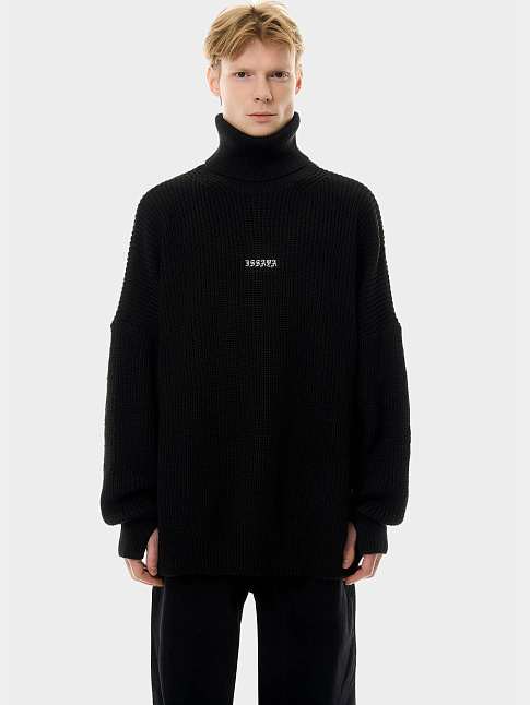 Свитер CHAINMAIL TURTLENECK (размер S, цвет Черный)